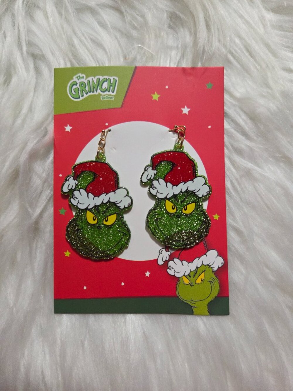 Grinch Holiday Earrings